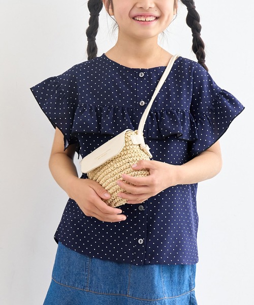 ROPE' PICNIC（ロペ ピクニック） ブラウス シャツ ドット柄フリル