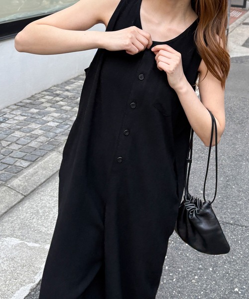 CANAL JEAN オールインワン El mar レーヨンリネンタンク CANAL JEAN オールインワン El mar レーヨンリネンタンク