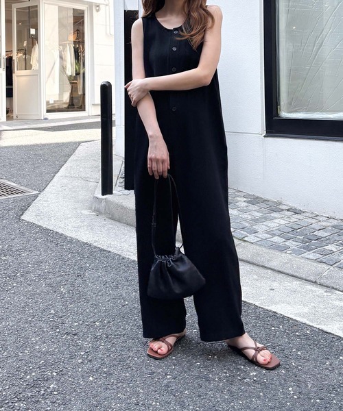 CANAL JEAN オールインワン El mar レーヨンリネンタンク CANAL JEAN オールインワン El mar レーヨンリネンタンク