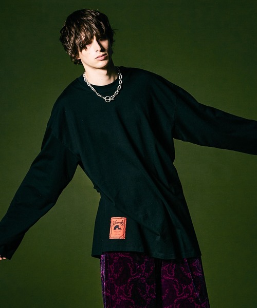 glamb（グラム） tシャツ Record Tag Long Sleeves T / レコードタグ