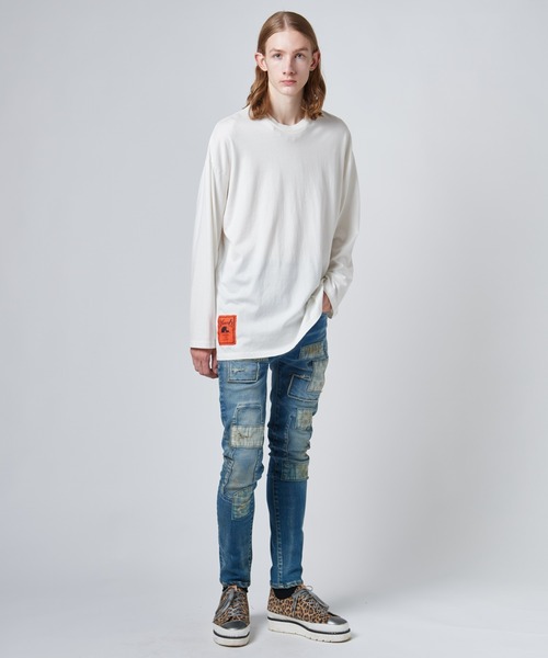 glamb（グラム） tシャツ Record Tag Long Sleeves T / レコードタグ