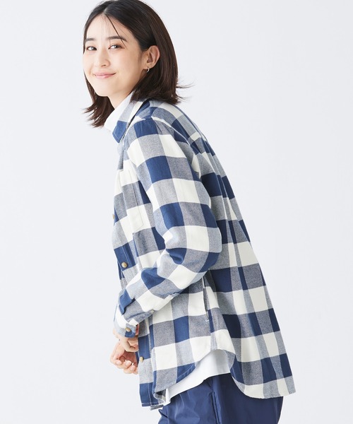ブラウス シャツ ソフトブラッシュ・フランネル・シャツ ジャパン・フィット レディース L.L.Bean ブラウス シャツ ソフトブラッシュ・フランネル