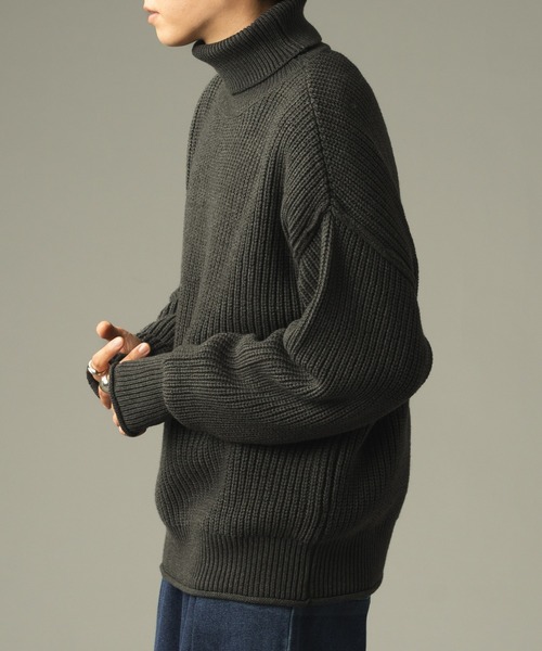 selle glant（セレグランテ） セーター ニット TURTLE NECK RIB KNIT