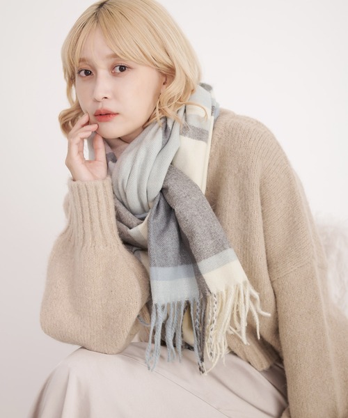 ストール マフラー チェックショール レディース : ZOZOTOWN Yahoo!店