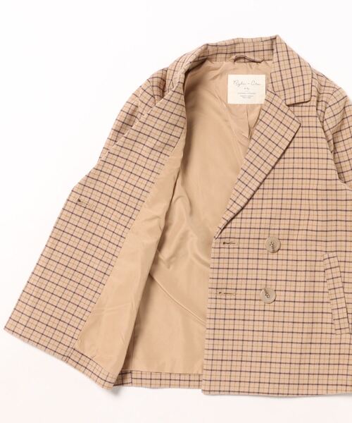 ベビー 「Bs」「it」「Rylee＋Cru」DOUBLE BREASTED BLAZER || AUTUMN PLAIDの画像