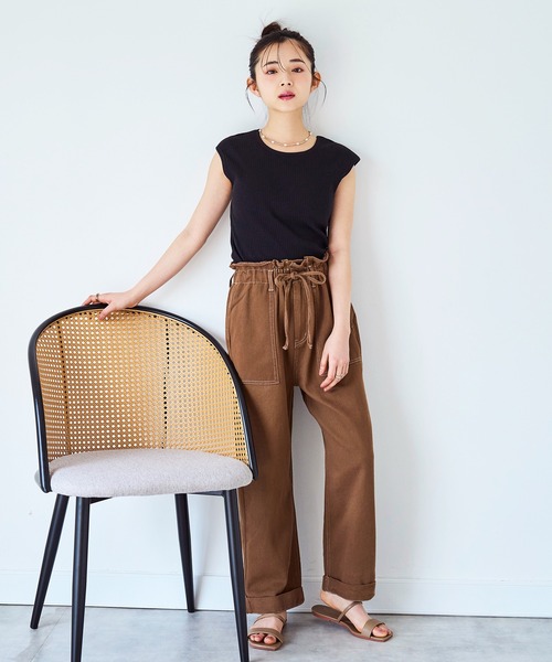 mil（ミル） ジーンズ デニム デニムパンツ フロントステッチデニム