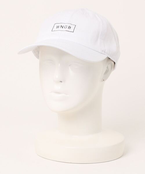 チ・チャンウク Wロゴ キャップ ホワイト キャップ 帽子 「WNGB」LOGO CAP メンズ レディース : ZOZOTOWN