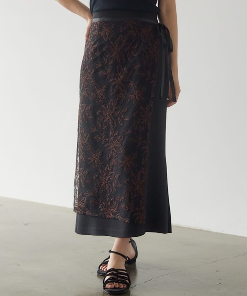 STRATA（エストラータ） スカート クロスステッチ刺繍セットスカート