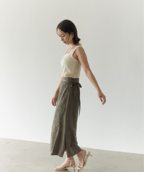 STRATA（エストラータ） スカート クロスステッチ刺繍セットスカート