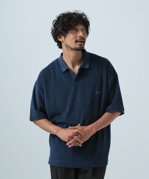 BRIEFING パイル地ポロシャツ 肌触り〇 夏 刺繍ロゴ 近年 L ブラック BRIEFING｜FD メンズパイルポロ | Rakuten Fashion(楽天