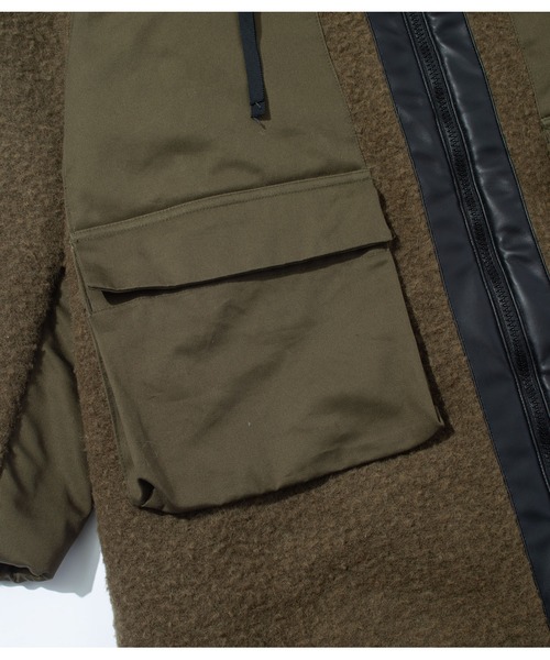 ブルゾン アウター F/CE. NAPPING WOOL STAND JACKET / エフシーイー ナッピングウール スタンドジャケットの画像
