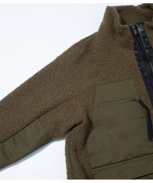 ブルゾン アウター F/CE. NAPPING WOOL STAND JACKET / エフシーイー ナッピングウール スタンドジャケットの画像