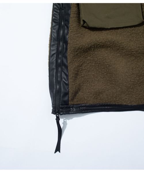 ブルゾン アウター F/CE. NAPPING WOOL STAND JACKET / エフシーイー ナッピングウール スタンドジャケットの画像