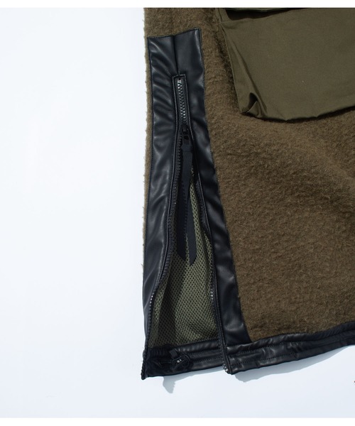 ブルゾン アウター F/CE. NAPPING WOOL STAND JACKET / エフシーイー ナッピングウール スタンドジャケットの画像