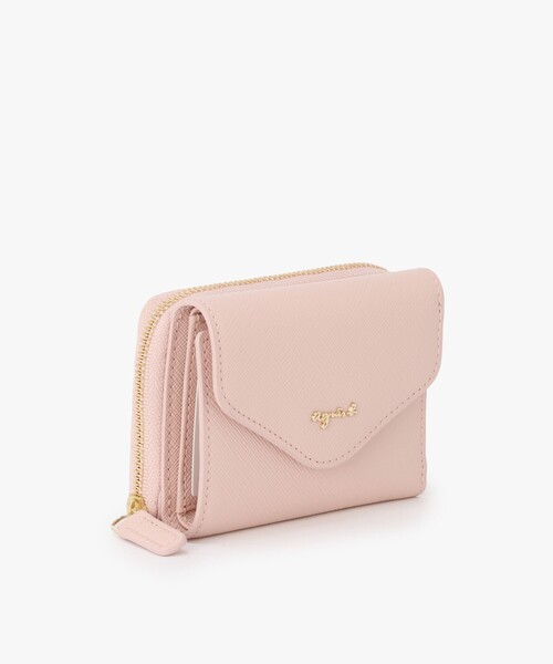 agnes b.（アニエスベー） 財布 レザー 三つ折りウォレット ”ava
