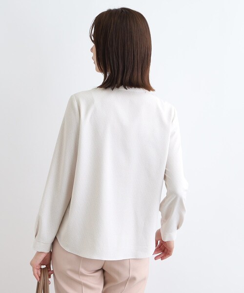 INDIVI（インディヴィ） ブラウス シャツ 「洗える／UVケア」ジオ