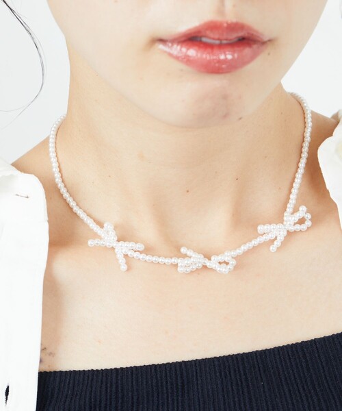 DIAMOND SKINNY NECKLACE(2JN1082)K10 ネックレス｜スター