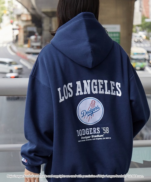 MLB パーカー MLB/メジャーリーグベースボール 別注 ロゴ刺繍