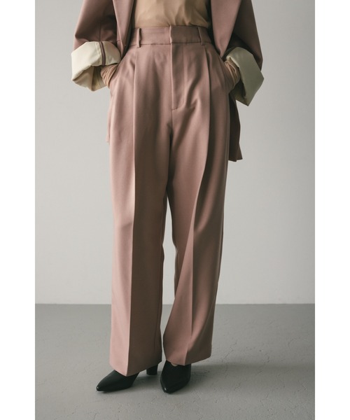 STYLEMIXER（スタイルミキサー） スラックス パンツ センタープレス2