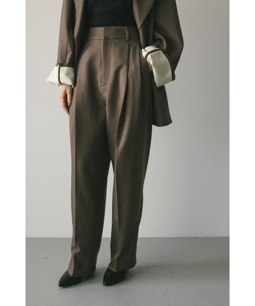 STYLEMIXER（スタイルミキサー） スラックス パンツ センタープレス2