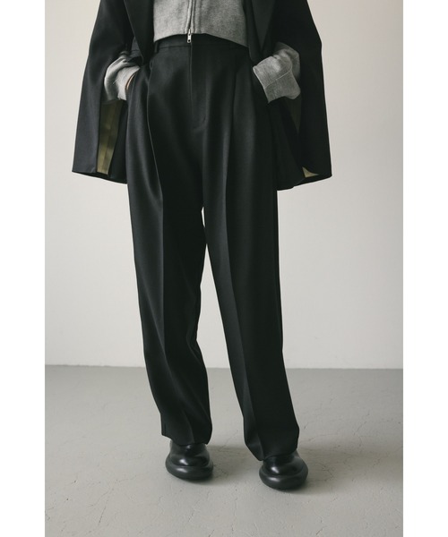 STYLEMIXER（スタイルミキサー） スラックス パンツ センタープレス2