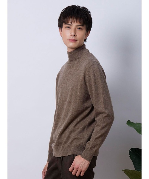 the shepherd  KNIT タートルネック ニット セーター JIGGYS SHOP セーター ニット ビッグワッフル編みタートルネック