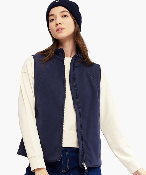 ベスト ジレ GORE-TEX WINDSTOPPER ウインドストッパー 防風 透湿 フリースベスト レディース
