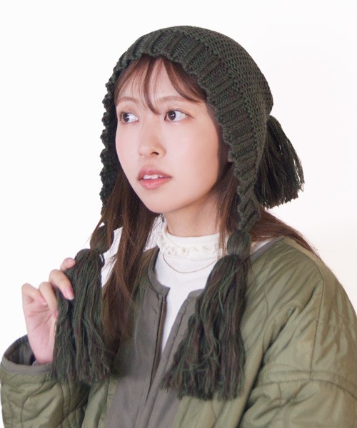 試着のみ カナダグース 2way ニット帽 ビーニー   試着のみ カナダグース 2way ニット帽 ビーニー CANADA GOOSE