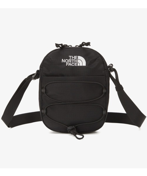 新品タグ付　ノースフェイス 刺繍ロゴスクエア　ショルダーバッグ　黒 THE NORTH FACE ショルダーバッグ バッグ 国内未発売 FACE(ザ