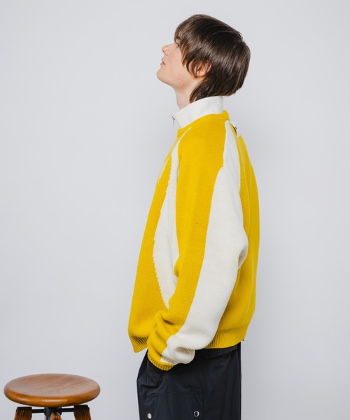 JINCL（ジンクル） セーター ニット ジャガードゲームニット メンズ