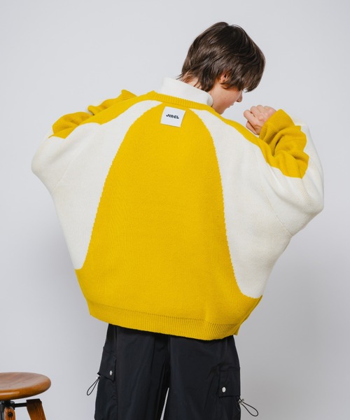 JINCL（ジンクル） セーター ニット ジャガードゲームニット メンズ