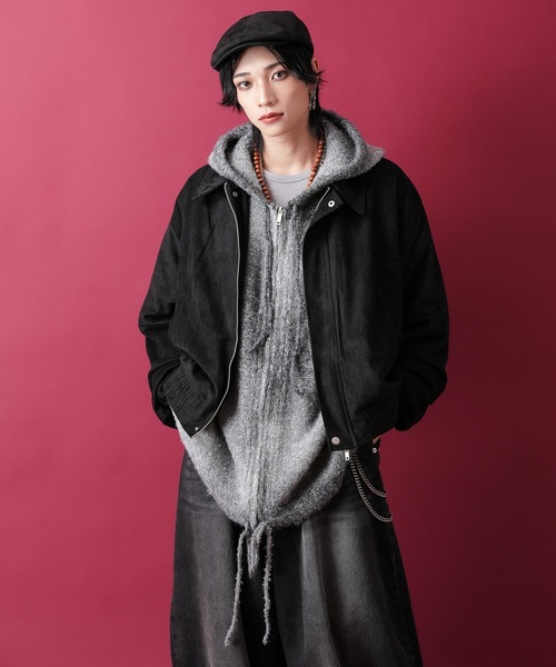 ジャケット・アウター AYAOW S ankoROCK ブルゾン アウター a.p.o.v. -ankoROCK's select- スウェード