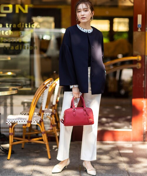 ANY SIS（エニィスィス） ノーカラーコート コート 「UVカット