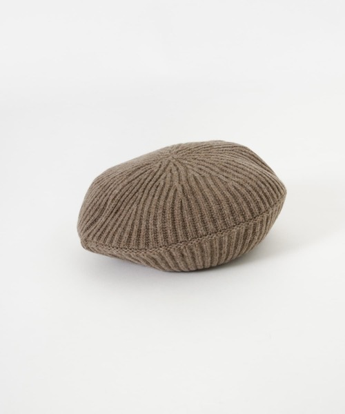 GANNI 帽子 ベレー帽 GANNI Structured Rib Beret レディース