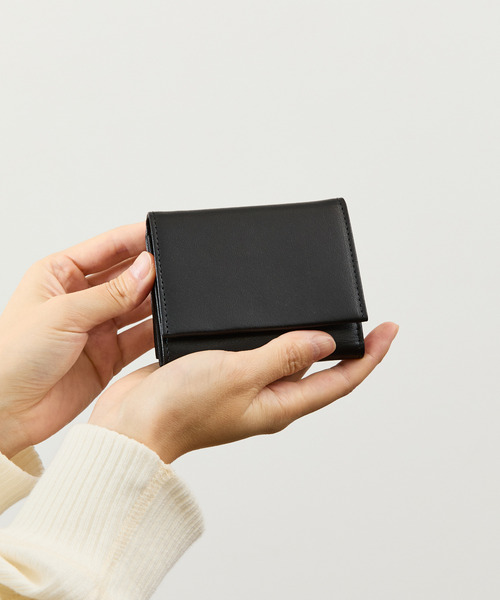 A_W ミニ 財布 アウ / TRIFOLD PURSE フルグレインカーフレザー
