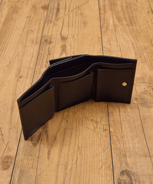 A_W ミニ 財布 アウ / TRIFOLD PURSE フルグレインカーフレザー