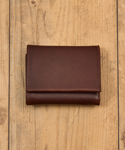 A_W ミニ 財布 アウ / TRIFOLD PURSE フルグレインカーフレザー