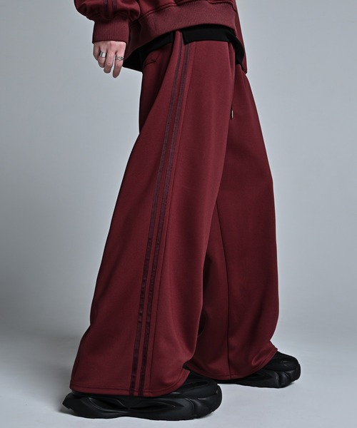 ADRER（アドラー） ワイドパンツ パンツ line track wide slacks