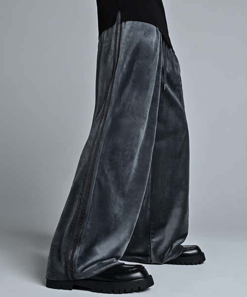ADRER（アドラー） ワイドパンツ パンツ line track wide slacks