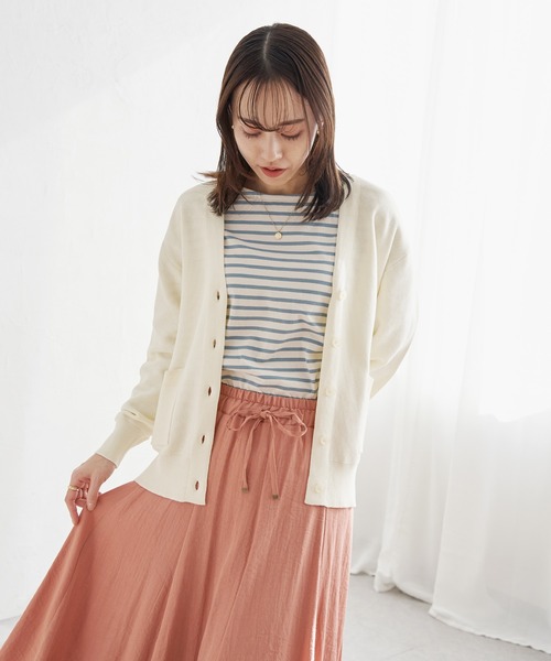 き 専用 カーディガン ikka（イッカ） カーディガン 「洗濯機で洗える」GOKU楽ニット