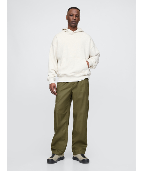 GAP（ギャップ） パンツ ツイル パラシュート バギーパンツ(ユニ