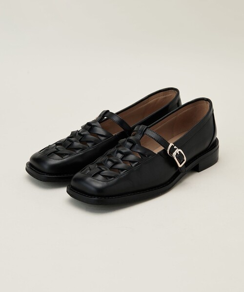 ODETTE E ODILE パンプス ウーヴンモカ フラット30↑ : ZOZOTOWN