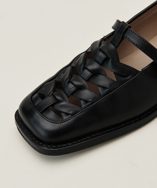 ODETTE E ODILE パンプス ウーヴンモカ フラット30↑ : ZOZOTOWN