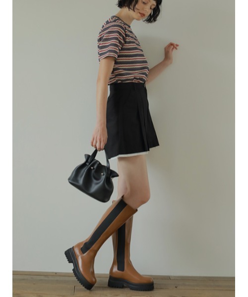 「AMAIL」 ロングブーツ S ライトブラウン レディース_画像7