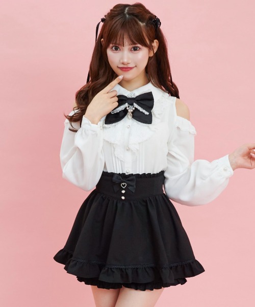 「Secret Honey」 キュロット MEDIUM オフホワイト レディース_画像8