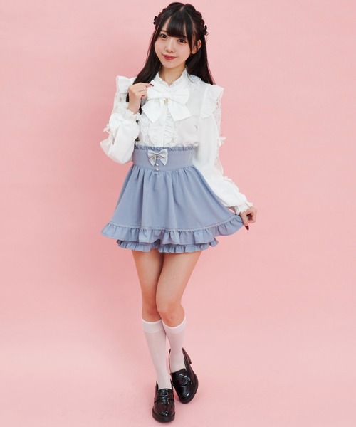 「Secret Honey」 キュロット MEDIUM オフホワイト レディース_画像9