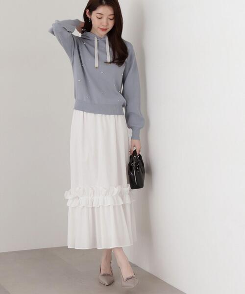 PROPORTION BODY DRESSING スカート ギャザーフリルスカート