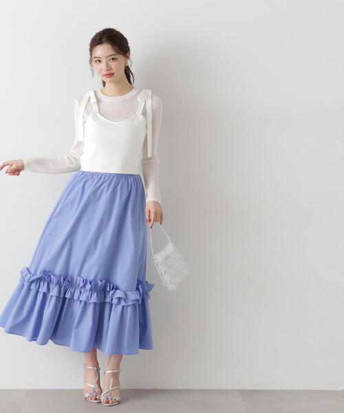 PROPORTION BODY DRESSING スカート ギャザーフリルスカート