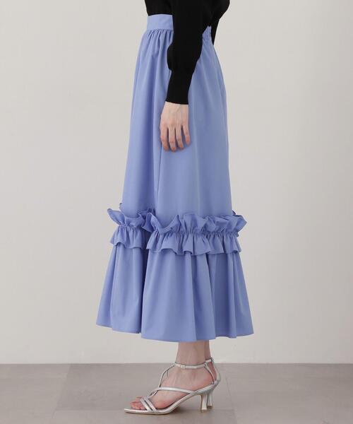 プリスティン　ギャザーマキシスカート 日本製】2WAYタックギャザーマキシスカート PONT DE CHALONS
