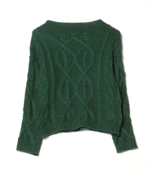 「FIG&VIPER」 長袖ニット FREE グリーン レディース_画像2
